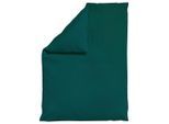 Schlafgut , Petrol, Dunkelgrün , Textil , Farbverlauf , 135-140x200 cm , Textiles Vertrauen - Oeko-Tex®, AZO-frei, Bsci, Oeko-Tex® Standard 100 , pflegeleicht, atmungsaktiv, bügelleicht, schadstoffgeprüft, weiche und anschmiegsame Oberfläche, dicht gewebtes Garn , Heimtextilien, Schlaftextilien, Bettwäsche, Satin Bettwäsche