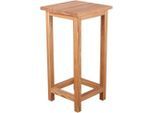 Gardenson , Eichefarben , Holz , Eiche , massiv, Hartholz , quadratisch , 30x60x30 cm , Gartenmöbel, Gartensessel, Gartenhocker