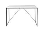 Livetastic , Schwarz, Weiß , Metall, Holzwerkstoff , rechteckig , 60x73x120 cm , Büromöbel, Schreibtische, Schreibtische