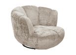 Mid.you , Taupe , Textil , 101x69x107 cm , Made in EU , Sitzfläche 360° drehbar , Esszimmer, Esszimmerstühle, Polsterstühle