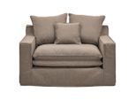 Livetastic , Braun , Textil , Füllung: Polyester, Federn , 129x92x105 cm ,