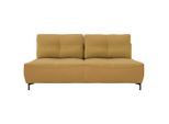 Mid.you , Gelb , Textil , Füllung: Faserbällchen, Schaumstoffflocken , 197x94x96 cm , Oeko-Tex® Standard 100, Made in EU , Schlafen auf Sitzhöhe, Rücken echt ,