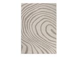 Wecon Home , Creme, Beige , Textil , Wellen , rechteckig , 120x170 cm , pflegeleicht, für Fußbodenheizung geeignet, in verschiedenen Größen erhältlich ,