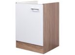 Möbelix , Weiß, Sonoma Eiche , Holzwerkstoff , 50x86x57 cm , Made in Germany , individuell planbar ,