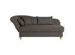 Max Winzer , Braun , Textil , Buche , Uni , Füllung: Schaumstoff , 88x82x190 cm , Goldenes M, Made in Europe , Rücken echt, Armteil links ,
