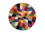 Möbelix , Mehrfarbig , Textil , Abstraktes , rund , Reach , für Fußbodenheizung geeignet, in verschiedenen Größen erhältlich , Teppiche & Böden, Teppiche
