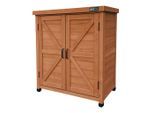 Möbelix , Braun , Holz , Hemlocktanne , 45x93x80 cm , Grüner Punkt, Europäischer Sicherheitsstandard, FSC 100% , Gartenmöbel, Gartenmöbelzubehör, Gartenschränke
