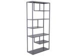 Livetastic , Hellgrau , Metall , 85x188x35 cm , stehend , Büromöbel, Aktenschränke & Aktenregale, Aktenregale
