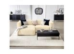 Trendmanufaktur , Beige , Textil , L-Form , 255x160 cm , Made in Europe , Stoffauswahl, Sitzqualitäten, Rücken echt ,