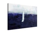 artgeist , Blau, Grauweiß , Holz, Textil , Kiefer , rechteckig , 60x90x1.2 cm , Keilrahmen , Dekoration, Bilder & Rahmen, Bilder, Abstrakte Bilder