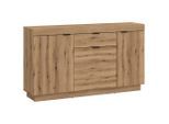 Möbelix , Eichefarben , Holzwerkstoff , 5 Fächer , 1 Schublade(n) Schubladen , 146x85.8x39.6 cm , Kleinmöbel, Kommoden, Sideboards