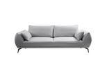 Mid.you , Grau , Textil , Füllung: Schaumstoff,Silikon , 249x86x118 cm , Made in EU , Stoffauswahl ,