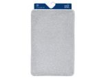 Kleine Wolke , Grau , rechteckig , 85x55 cm , Textiles Vertrauen - Oeko-Tex® , für Fußbodenheizung geeignet, rutschhemmend , Heimtextilien, Badtextilien, Badematten, Badematten
