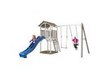 Ambia Garden , Blau, Grau, Weiß , Holz , Zeder , 349x242x350 cm , TÜV-geprüft, Fsc, EN 71 , Spielwaren, Outdoorspielzeug, Spieltürme