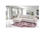 Livetastic , Beige , Textil , Füllung: Silikon , Ottomane links, L-Form , 260x176 cm , Made in EU , Liegefunktion, Rücken echt , Wohnzimmer, Sofas & Couches, Wohnlandschaften, Ecksofas
