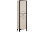 Mid.you , Creme, Beige , Holzwerkstoff , 3 Fächer , 1 Schublade(n) Schubladen , 40.3x163.3x33.0 cm , Made in Germany , stehend ,