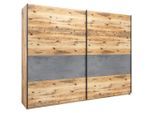 Luca Bessoni , Grau, Fichtefarben , Holzwerkstoff , 3 Fächer , 270x210x60 cm , Blauer Engel, BQ - Bündnis für Qualität, Made in Germany , Beimöbel erhältlich ,