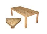 Möbelix , Braun , Holz , Akazie , vollmassiv , rechteckig , 200x78x100 cm , wetterbeständig , Gartenmöbel, Gartentische, Gartentische