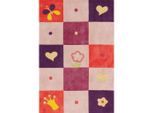 Möbelix , Lila, Mehrfarbig, Rosa, Pink , Textil , Karo , rechteckig , 80x150 cm , Textiles Vertrauen - Oeko-Tex® , für Fußbodenheizung geeignet , Teppiche & Böden, Teppiche, Kinderteppiche