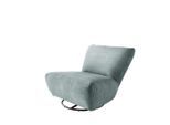 Livetastic , Blau , Textil , Uni , 95x77x94 cm , Made in EU , Stoffauswahl, erweiterbar (Typenauswahl), Sitzfläche 360° drehbar, Wippfunktion ,