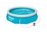Bestway , Blau , Kunststoff , 305x76 cm , Pools & Wasserspaß, Pools, Aufstellpools, Aufblasbare Pools