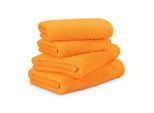 Moeve , Orange , Textil , Uni , Oeko-Tex® Standard 100 , saugfähig, Aufhängeschlaufe, angenehm weich, hochwertige Qualität , Heimtextilien, Badtextilien, Handtücher, Handtuchsets