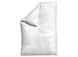 Schlafgut , Weiß , Textil , Uni , 135-140x200 cm , Textiles Vertrauen - Oeko-Tex®, AZO-frei, Bsci, Oeko-Tex® Standard 100 , pflegeleicht, atmungsaktiv, bügelleicht, schadstoffgeprüft, weiche und anschmiegsame Oberfläche, dicht gewebtes Garn , Heimtextilien, Schlaftextilien, Bettwäsche, Satin Bettwäsche