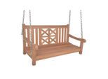 Gardenson , Braun , Holz , Teakholz , vollmassiv , 66x62x120 cm , Gartenmöbel, Gartenbänke