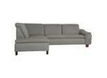 Max Winzer , Hellgrau , Textil , Ottomane links, L-Form , 247x187 cm , Goldenes M, Made in Germany ,