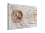 artgeist , Cappuccino, Grauweiß , Holz, Textil , Kiefer , rechteckig , 120x80x1.2 cm , Keilrahmen ,