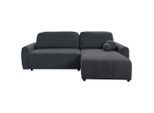 Livetastic , Grau , Textil , Füllung: Schaumstoff,Schaumstoff , seitenverkehrt montierbar, L-Form , 260x161 cm , Made in EU , Liegefunktion, Schlafen auf Sitzhöhe ,