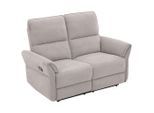 Livetastic , Grau , Holz, Metall, Textil , Pappel , Sperrholz , 143x103x92 cm , Relaxfunktion ,
