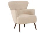 Livetastic , Braun, Beige , Metall, Textil , 76x85x77 cm ,