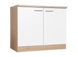 Respekta , Weiß, Eichefarben , Holzwerkstoff , einzeln stellbar , 100x84.8x60 cm , individuell planbar ,