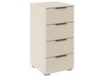 Möbelix , Champagner , Holzwerkstoff , 4 Schublade(n) Schubladen , 40x81x42 cm , Blauer Engel, Goldenes M, Made in Germany ,