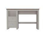 Mid.you , Creme, Naturfarben , Metall, Holzwerkstoff , 1 Schublade(n) Schubladen , 76x50x120 cm , gastro- und objekttauglich, Stauraum , Büromöbel, Schreibtische, Schreibtische