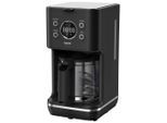 Bono , Schwarz , Metall, Kunststoff, Glas , 1.5 l,1500 ml , 22.2x33.7x17.7 cm , RoHS, Lfgb, Reach, Europäischer Sicherheitsstandard , Tropf-Stopp-Funktion, Timerfunktion, Tropfsicherung ,