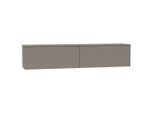 Vertico , Taupe , Holzwerkstoff , 180x36x37 cm , hängend ,