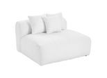 Livetastic , Weiß , Textil , 120x70x122 cm , Made in EU , erweiterbar, Rücken echt, individuell planbar , Wohnzimmer, Sofas & Couches, Sofas, Weitere Sofas, Modulare Sofas