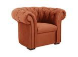 Mid.you , Rostfarben , Textil , Buche , vollmassiv , 114x78x91 cm , Made in EU ,