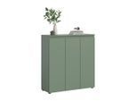 Livetastic , Graugrün , Holzwerkstoff , 8 Fächer , 105x111x37 cm , FSC MIX , stehend , Garderobe, Schuhaufbewahrung, Schuhschränke