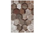 Esprit , Braun, Beige, Rotbraun , Textil , Graphik , rechteckig , 120x170 cm , Textiles Vertrauen - Oeko-Tex®, Hohenstein, AZO-frei, Oeko-Tex® Standard 100 , für Fußbodenheizung geeignet, in verschiedenen Größen erhältlich, UV-beständig, Fasern thermofixiert (heatset), lichtunempfindlich, pflegeleicht, strapazierfähig, leicht zusammenrollbar , Teppiche & Böden, Teppiche, Webteppiche