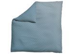 Schlafgut , Blau, Hellgrau , Textil , Farbverlauf , 200x200 cm , Textiles Vertrauen - Oeko-Tex®, AZO-frei, Bsci, Oeko-Tex® Standard 100 , pflegeleicht, atmungsaktiv, bügelleicht, schadstoffgeprüft, weiche und anschmiegsame Oberfläche, dicht gewebtes Garn ,