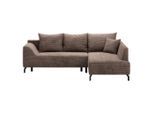 Mid.you , Braun , Textil , Füllung: Faserbällchen, Schaumstoffflocken,Faserbällchen, Schaumstoffflocken,Faserbällchen, Schaumstoffflocken , 273x167 cm , Made in EU, Oeko-Tex® Standard 100 , Bettkasten erhältlich, seitenverkehrt erhältlich, Schlafen auf Sitzhöhe, Bettfunktion erhältlich, Rücken echt ,