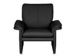 Livetastic , Schwarz , Leder , Echtleder , Rindleder , 93x90x88 cm , Made in EU , Lederauswahl ,