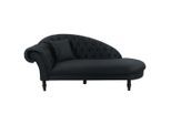 Mid.you , Anthrazit , Textil , Buche , vollmassiv , Füllung: Kaltschaum, Silikon , 216x91x103 cm , Made in EU , Wohnzimmer, Sofas & Couches, Relaxliegen & Récamièren, Récamièren & Ottomanen