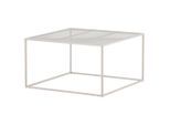 Livetastic , Beige , Metall , quadratisch , 80x45x80 cm , einfacher Aufbau ,