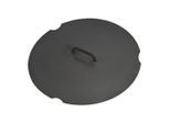 Möbelix , Schwarz , Metall , rund , Kochen & Essen, Töpfe, Topfdeckel