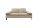 Looks by W.Joop , Beige , Textil , Uni , 204 (264)x83 (110)x98 cm , Made in EU, FSC MIX , Wohnzimmer, Sofas & Couches, Sofas, 2er Sofas