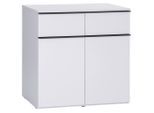 Möbelix , Weiß , Holzwerkstoff , 2 Schublade(n) Schubladen , 90x88x44 cm ,